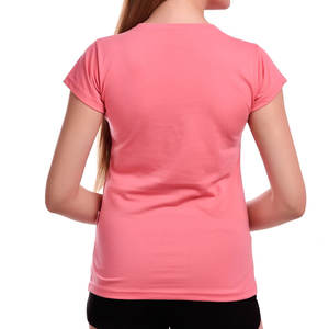 Camiseta de Mujer Estilo Coreano, Oversize, Estampado a Cuadros, Ecológica, Corte Regular, Moda Urbana, Suministro del Fabricante - Product Image 5