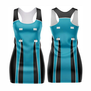 2026 ropa deportiva Unisex de alta calidad transpirable poliéster Reversible Netball uniforme personalizable impreso sin mangas para mujer - Product Image 4