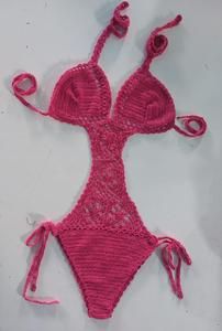 Custom <b>Crochet</b> Bikini <b>Set</b> Women 2026 Summer Handmade Sexy Hollow Out Knit Swimwear Beach & Resort Swimwear - Product Image 2