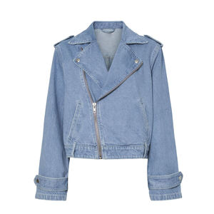 Chaquetas Vaqueras Personalizadas al por Mayor para Mujer 2025, Chaqueta Vaquera de Manga Larga para Mujer, Diseño Nuevo de Alta Calidad, Venta Caliente, Hecha a Medida - Product Image 6