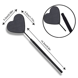 Nuevo mango espejo estampado LOGO maquillaje retoque cuerpo belleza lindo pequeño espejo al por mayor espejo de mano - Product Image 2