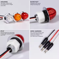 Nouvelle lampe de remorque de camion WTTG de haute qualité, DC12V, mini lampe en plastique en forme de pastèque, étanche IP67