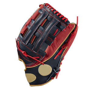 Gant de baseball de luxe en cuir de kip japonais, écologique et durable, couleur et logo personnalisés, pour jeunes, usage quotidien - Product Image 3