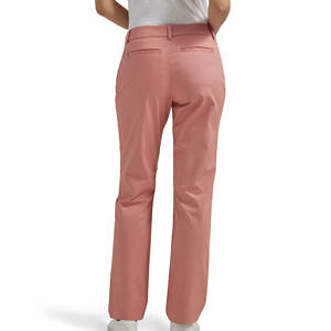 Pantalon chino premium pour femmes, nouveau style élégant, coupe slim, haute qualité, logo personnalisé imprimé, taille mi-haute, style droit, pantalon chino pour femmes - Product Image 3