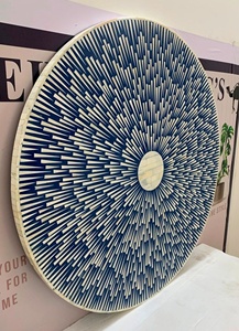 Handcrafted Decorative Bone Inlay Tabletops Customizable Artisan Furniture <b>Tops</b> with Intricate Floral and Geometric Patterns - Product Image 2