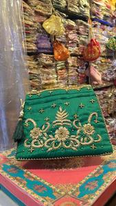 2026 Best Selling New Arrival Designer Women Purses Crystal Dropping Potli Bags Handmade Design Clutch Purse Amazing <b>Handbag</b> - Product Image 5