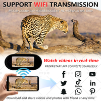 Jumelles de vision nocturne 4K 48MP WiFi avec vision infrarouge pour l'observation en extérieur, portée de vision de 800 m, appareil de vision nocturne CASEEDA