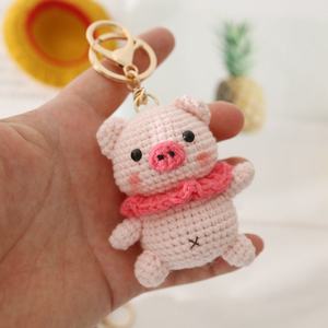 Wholesale & Customizable Handmade Crocheted Cartoon Animal Keychains - <b>Cute</b> Bag Charms & Gift Ideas for Kids & Adults - Product Image 4