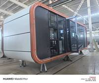 Cabine préfabriquée modulaire Apple personnalisable, cabine portable, hôtels commerciaux, stations balnéaires, design haut de gamme