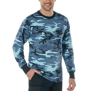 Venta al por mayor personalizado manga larga hombres Top pulóver térmico cuello redondo de alta calidad camuflaje sudadera en Stock - Product Image 1
