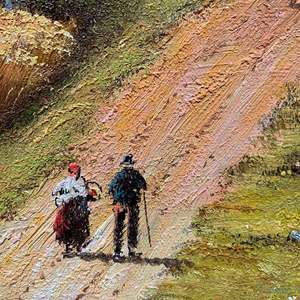 Dipinto a Mano 100% su Tela, Olio su Tela 20x24 Pollici, Arte Classica di Campo Aperto - Product Image 2