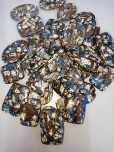 Top Natural K2 jaspe cobre turquesa cuarzo cabujón forma mixta y tamaño piedras preciosas sueltas para la fabricación de joyas - Product Image 3