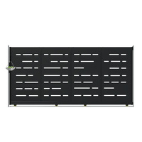 Porte coulissante simple de sécurité extérieure, facile à installer, 3x1,4m, fournie par l'usine