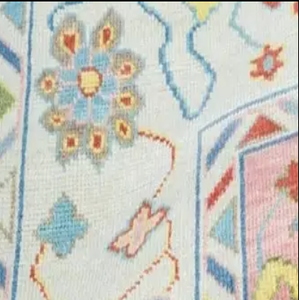 Alfombra de lana anudada a mano de alta calidad Oushak estilo nudo turco alfombra patrón abstracto para dormitorio decoración del hogar oración Picnic - Product Image 3