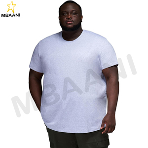 เสื้อยืดผู้ชายไซส์ใหญ่พิเศษ ผ้าสเตรช สำหรับใส่ลำลอง (มีทั้งแบบยาวและแบบปกติ) - Product Image 1