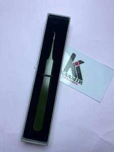 Pinces à cils professionnelles en acier inoxydable, très vendues, outils de beauté de haute qualité, fournitures de salon, extension de cils, anti-magnétiques - Product Image 3