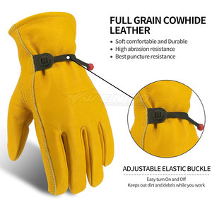 Guantes de Seguridad Transpirables, Ecológicos, de Alta Calidad para Uso Diario, Guantes de Conducción de Invierno de Cuero con Pantalla Táctil, Ajustables, Nuevo Modelo - Product Image 3