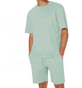 Conjunto de camiseta de verano 2025 para hombre, traje deportivo de dos piezas para hombre, conjunto de pantalones cortos de dos piezas de manga corta con estampado personalizado para hombre - Product Image 4