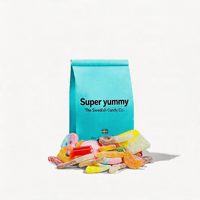 Op maat gemaakte groothandel Zweedse stijl gummy schedel hart gelatinevrije veganistische zachte snoepjes fruitfabriek aardbei appel citroen cola