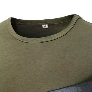 เสื้อยืดผ้าฝ้ายสำหรับผู้ชายเสื้อวิ่งออกกำลังกายแขนสั้นผ้าฝ้าย100% เรียบๆสำหรับฤดูร้อน - Product Image 5