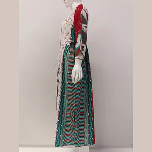 Chibi vente en gros été femmes vêtements de nuit quotidiens Style Simple rayonne à manches longues avec taille élastique et sangle arrière longueur au genou - Product Image 5