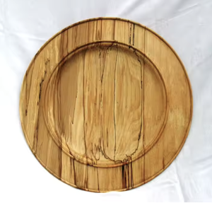 Assiette en bois Dîner aux fruits Assiettes en bois et plateau de service au fromage au beurre Plats par Tayyab Handicrafts - Product Image 1