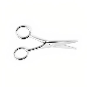 Premium Sharp Straight Finger Toe Trim Pedicura Herramienta Tijeras de manicura de acero inoxidable con estuche de cuero PU - Product Image 2