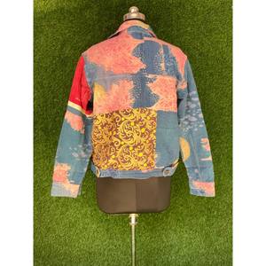 Wholesale Unisex <b>Hippie</b> Style Winter <b>Jacket</b> Coat Indian Cotton Short Kantha <b>Jacket</b> Turn-down Collar Vintage Button Outer Wear - Product Image 6