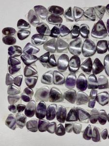 AAA grado Chevron amatista cabujón ágata verde suelta piedras preciosas precios de fábrica a granel en piedras naturales - Product Image 3