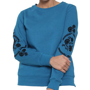 Sudaderas de Mujer con Lentejuelas Tejidas en la Parte Delantera, Económicas, al por Mayor, Tops Cálidos Casuales, Suaves, Personalizables, Suministro al por Mayor para Marcas de Moda - Product Image 1