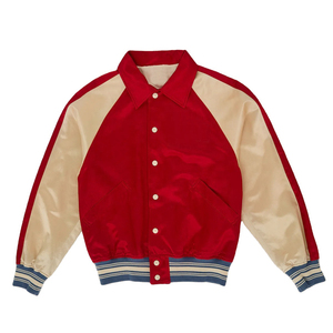 2025 tout nouveau gros personnalisé hiver coupe-vent collège porter hommes grande taille hommes vestes plaine soie Satin Bomber veste pour homme - Product Image 1