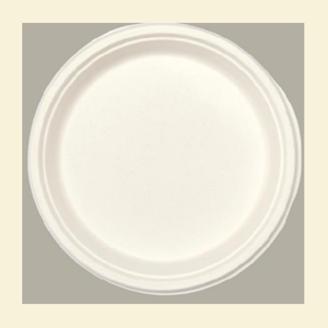 Placa redonda ecológica de 9 pulgadas de 225mm de diámetro con 18mm de profundidad, perfecta para servir comidas, aperitivos, uso doméstico y diario en la cocina - Product Image 3