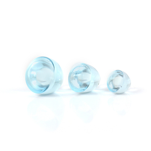 Natural <b>Sky</b> <b>Blue</b> Topaz Gemstones 8x12mm Bullet Shape Cabochon Loose Gems Third Party Certified Wholesale Gopika Exports - Product Image 4