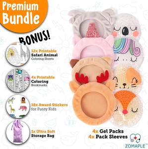 Paquetes <span class=keywords><strong>de</strong></span> hielo reutilizables <span class=keywords><strong>de</strong></span> Gel frío <span class=keywords><strong>y</strong></span> caliente para lesiones, Mini compresa suave redonda para lactancia, paquete <span class=keywords><strong>de</strong></span> hielo para <span class=keywords><strong>ojos</strong></span> <span class=keywords><strong>y</strong></span> cara para niños - Product Image 5