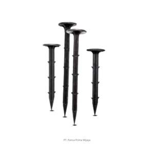 Ancres de tapis anti-mauvaises herbes en plastique de haute qualité |   Pions de fixation pour paillis, tissu anti-mauvaises herbes et filet d'ombrage (10 pièces) Usage industriel - Product Image 2