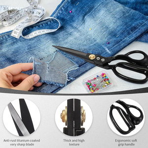 Ciseaux robustes pour la couture et la confection, ciseaux à tissu tranchants pour des coupes précises - Product Image 4