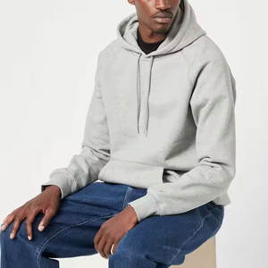 Luxe 500gsm coton polaire lourd impression personnalisée Logo mode vente d'hiver pull noir goutte épaule à capuche - Product Image 6