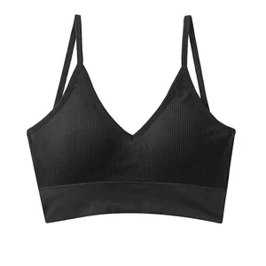 Comfortable black sports bras For High-Performance 