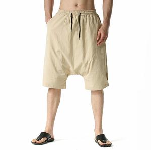 Shorts de survêtement vintage respirants 100 % polyester à entrejambe tombant, style urbain, avec cordon de serrage, vente en gros, pour l'entraînement estival en extérieur - Product Image 6