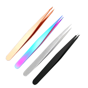 แหนบคิ้วสเตนเลสแบบเอียงออกแบบแบรนด์และบรรจุภัณฑ์ตามสั่ง - Product Image 3