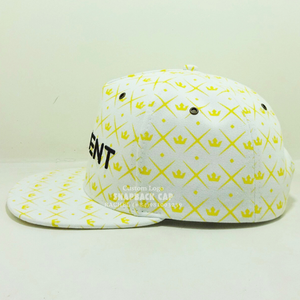 Gorras Snapback con logotipo bordado en 3D, cintas interiores impresas con borde plano estructurado de 5 paneles, Snapback ajustable, sombreros Unisex de Vietnam - Product Image 3