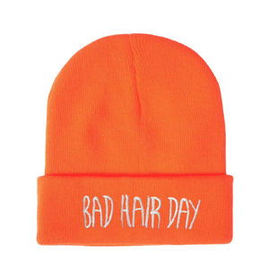 Bonnets d'hiver en laine unie tricotés sur mesure pour hommes, bonnets tendance en laine unie tricotés sur mesure de PK - Product Image 1