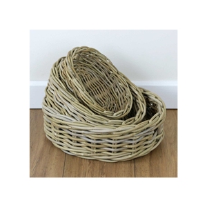 GEM Modern Antique Wash Finish Wicker Magazine Rack Durable Rattan Office Furniture Home Living Room Workshop School Outdoor - Product Image 4