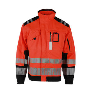 Veste de travail imperméable à haute visibilité, doublure polaire 2023, Bomber d'hiver, vestes de sécurité pour l'équitation softshell, veste isolée à haute visibilité - Product Image 1