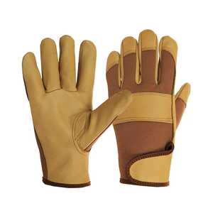 Guantes de Cuero al por Mayor OEM, Logotipo Personalizado, Piel de Vacuno de Primera Calidad, Agarre Fuerte, Diseñados para Soldadura, Seguridad Industrial y Trabajo Pesado - Product Image 5