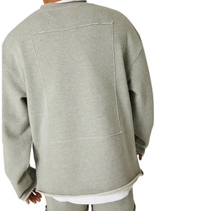 Ensemble de survêtement pour homme 2025, décontracté, uni, été, deux pièces, tricoté en polyester/coton, respirant, t-shirt et short - Product Image 3