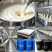 Latex de caoutchouc naturel MAL 60% DRC concentré à l'ammoniaque moyen pour la production de mousse, les adhésifs pour tapis et les revêtements