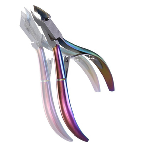 Cortaúñas de Acero Inoxidable Tipo Belleza, Tijeras para Cutículas con Punta Curva, Cuchilla Delgada, Cortaúñas con Cuchilla Afilada - Product Image 4