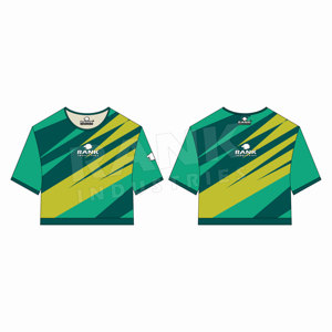Ropa de tenis de poliéster con logotipo personalizado más vendida para adultos Conjunto de verano con pantalones cortos de sublimación Uso del equipo OEM - Product Image 1