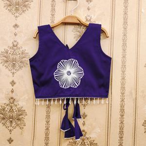 Shoryam Moda, Nuevo Lehenga Choli Étnico con Bordado Floral para Niñas, Largo hasta el Suelo |   Moderno y de Primera Calidad para Todas las Temporadas - Product Image 3